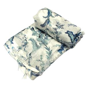 Custom Women Rayon Floral Print Scarf Wholesale Bulk OEM Supplier Soft Lightweight Summer Shawl Stole - Product Image 3