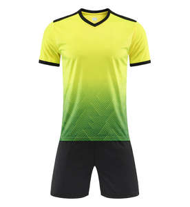 Maillot de football pour homme adulte avec col rond, personnalisable, 100% polyester, tissu respirant à séchage rapide - Product Image 3