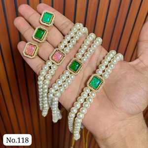 Multi Stone Indian Manufacturing Fashion Designer Choker Set Indian Fashion Jewelry for Women and Girls' Party Wear - Product Image 1