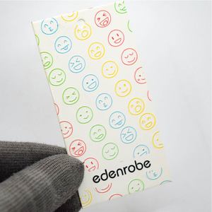 Wholesale Custom Garment Hang Tags | OEM Printed Clothing <b>Labels</b> with Logo | Factory Supply printed apparel <b>Packaging</b> Tags - Product Image 6