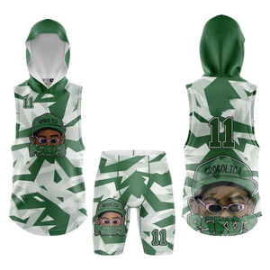 Breathable Hooded Flag Football Team Training Uniform 7V7 UNIFORM Sublimated <b>Compression</b> Set Jerseys 7on7 Football Uniform - Product Image 1