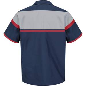 เสื้อเชิ้ตทำงานผู้ชายแบบลำลอง เนื้อผ้าเทคโนโลยีพิเศษ ป้องกันรอยยับ ไซส์ 6XL สไตล์ฤดูใบไม้ร่วง - Product Image 3