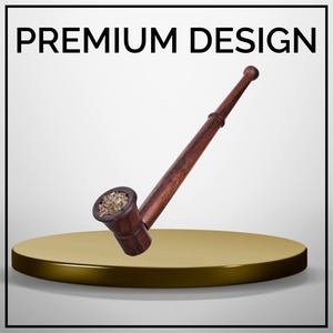 Pipa de Fumar de Madera Hecha a Mano de Primera Calidad, Pipa de Tabaco Clásica de Madera, Accesorio para Fumar de Estilo Vintage a Precio Accesible - Product Image 6