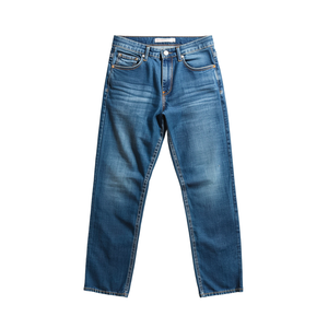 EVOS SPORTSWEAR INDUSTRIES – Jean décontracté pour homme, coupe décontractée, en denim épais, style streetwear, imprimé, fermeture éclair, taille mi-haute - Product Image 4