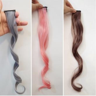 3 Cool Bridge Club Style Colors-Partial Wig Piece Hair Extension Tool for Party Look