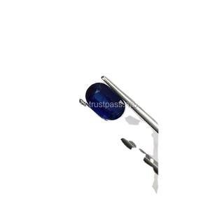 Saphir bleu naturel de qualité AAA certifié IGI, brillance élevée, taille ovale 8,7x5,6 mm 2,06 carats pour des accessoires de bijoux époustouflants - Product Image 4