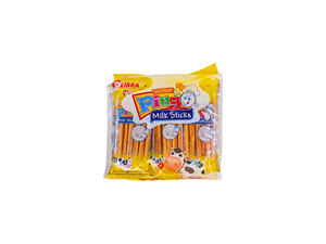 LIBRA PINGO Milk Stick Galletas Sabor cremoso 186G HALAL ISO Bolsa de bolsita de sabor dulce Producto FMCG Vietnam Buen precio Amarillo - Product Image 4
