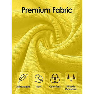 T-shirt de performance personnalisé pour homme à manches longues, jaune vif, séchage rapide, protection solaire UV 50+, idéal pour la natation et la vente en gros - Product Image 3
