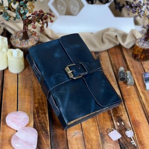 Handmade Leather <b>Journal</b> with Buckle | Personalized Engraved Notebook | Rustic Vintage Diary | Travel <b>Writing</b> Sketchbook - Product Image 2