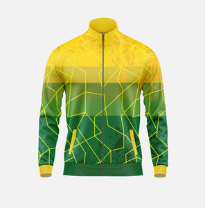 Customized Sublimation Winter Mandarin Collar Zipper Closure <b>Track</b> <b>Jacket</b> Hot Sale Sports Woven Solid - Product Image 2
