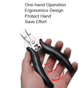 Professional Hair <b>Extension</b> Pliers With BlacK Color Handle Micro Ring Link <b>Bead</b> Closer Tool For Hair Care Hair Salon Use - Product Image 3