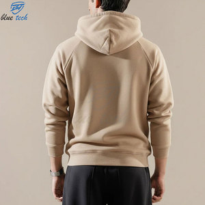 เสื้อฮู้ดดี้ผ้าฝ้ายหนาน้ำหนักมากสำหรับผู้ชาย ขายส่ง แบบไม่มีลาย สำหรับพิมพ์โลโก้ตามสั่ง บริการ OEM - Product Image 3