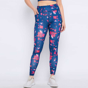 Leggings de yoga pour femmes, taille haute, extensibles, sans coutures, pour le fitness, la gym, la course et le sport, avec faible MOQ - Product Image 1