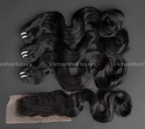 Vente en gros Extension de cheveux Remy vietnamiens 100% tissage de cheveux humains du Vietnam Fournisseur de cheveux à trame unique - Product Image 2