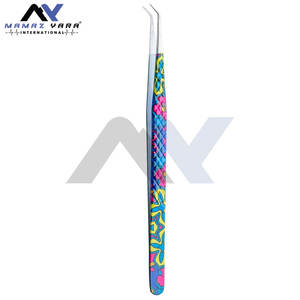 Ensemble de pinces à cils de haute qualité, design dernier cri, pointe droite et courbée, professionnel, volume des cils, ensemble de 4 pièces - Product Image 4