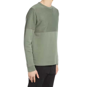 Sweat-shirt à col rond de haute qualité pour hommes, en coton molletonné, décontracté, mode, fabrication OEM ODM, exportation - Product Image 4