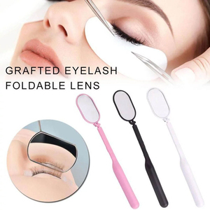 Wholesale Price Personalized Single-Sided Crystal Clear HD Wall-Mounted Lash Extension <b>Mirror</b> Gold-Plated Stainless Steel Frame - Product Image 2