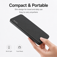 Banco de Energía Portátil de 10000 mAh, Listo para Venta al por Menor, Cargador Portátil de 10000 mAh, Logotipo OEM, Suministro al por Mayor para Viajes, Uso en Exteriores, Usuarios de Smartphones
