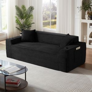 Divano Moderno a 3 Posti Senza Struttura per Spazi Abitativi Compatti, Facile da Utilizzare per Appartamenti, Uffici, Case - Product Image 3