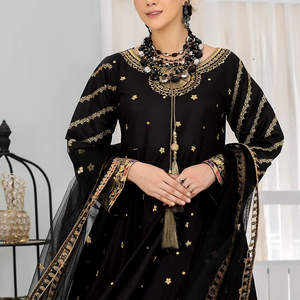 Vestidos Casuales de Verano Elegantes para Mujer, Diseño Pakistaní con Estampado Sólido y Logotipo Personalizado para Fiestas y Bodas, Precio al por Mayor, en Stock - Product Image 5