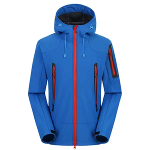 Veste personnalisée doublée polaire, coupe-vent, imperméable, à capuche, pour l'automne et l'hiver, idéale pour les voyages en plein air, avec fermeture éclair sur le devant, chaude et confortable. - Product Image 6