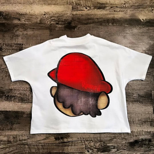 เสื้อยืดผู้ชายไซส์ใหญ่ คุณภาพสูง ขายส่ง ผลิตจากผ้าฝ้าย 100% ระบายอากาศได้ดี เป็นมิตรกับสิ่งแวดล้อม แห้งเร็ว รับสกรีนลายกราฟิกตามสั่ง - Product Image 3