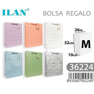 Sacchetto Regalo ILAN 32x26x10cm, Dimensione Media, Confezione per Bomboniere - Product Image 1