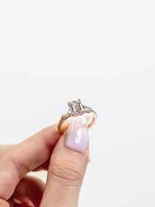 แหวนฮิปฮอปสำหรับผู้หญิง ชุบทอง 14K ปรับแต่งได้ ทำจากเงินแท้ 925 ประดับเพชรโมอิสซาไนต์ทรงบาแกตต์ VVS1 แบบฝังเพชรสำหรับงานแต่งงาน - Product Image 2