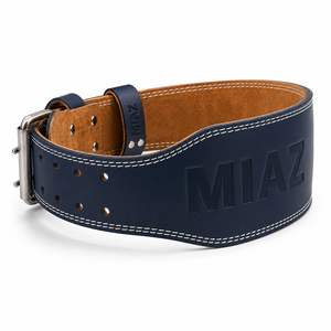 Ceinture de musculation MIAZ en cuir véritable, profilée, réglable, légère, durable, protection professionnelle, soutien lombaire pour - Product Image 4