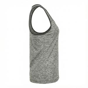 Camiseta sin mangas para mujer, diseño personalizado OEM, para yoga, fitness, gimnasio, entrenamiento, mejor material, patrón sólido, logotipo personalizado. - Product Image 3