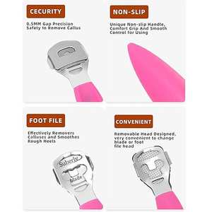 Removedor de Callosidades Avanzado para Pies SHEARS BEAUTY SB-FCR-705 con Cabezales de Rodillo Reemplazables, Duradero, Calidad de Salón A+, para Pedicura en Casa - Product Image 3