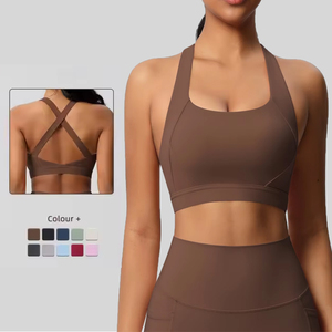 Ropa Deportiva de Mujer al por Mayor, Transpirable, Personalizada, de Spandex, sin Costuras, para Gimnasio, Yoga, Fitness, Talla Mediana - Product Image 4