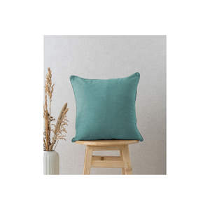 Luxury Boho Plain Blue Vibrant Trendy 100% Cotton Embroidered Soft Cozy Design 18x18 Inches New Arrival OEM ODM Service Cushions - Product Image 6