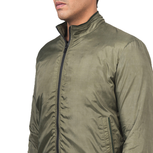 <b>Mens</b> Casual Satin Baseball <b>Jacket</b> Soft <b>Lightweight</b> Fashion Outerwear Ribbed Sleeve Street Inspired Coat For Daily Comfort Wear - Product Image 6