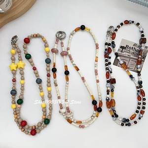 Colorful Floral Embroidery Beaded <b>Lanyard</b> <b>for</b> ID Cards <b>Keys</b> and Accessories - Product Image 6