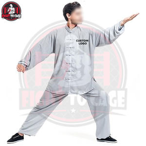 Nuevo Tejido de Poliéster 100% Transpirable de 140g, Cosido y Resistente, con Logotipo Personalizable, en Varios Tamaños, para Ropa de Artes Marciales FIGHT - Product Image 4