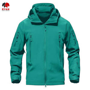 Veste Softshell de qualité supérieure Ryan Pro Gear pour hommes, imperméable, coupe-vent, tissu tricoté écologique, couleur unie - Product Image 2
