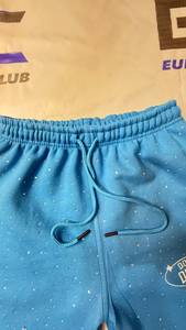 Pantalones Cortos de Moda para Hombre, Estilo Urbano, Cintura Media, con Pedrería, Forro Polar de Algodón, Logotipo Bordado, con Bolsillos - Product Image 5