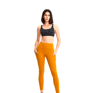 Legging de sport pour femme en gros, haute qualité, tricoté, taille mi-haute, respirant, écologique, séchage rapide, coupe ajustée, longueur intégrale - Product Image 6