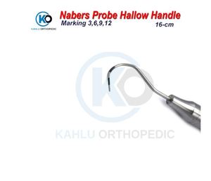 Sondas Dentales Nabers para Marcación de Color de Furcaciones Periodontales, Instrumentos de Detección de KAHLU ORTHOPEDIC - Product Image 4