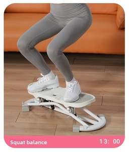 Steppeur portable amincissant en fer renforcé avec bandes de résistance antidérapantes en PP – Machine d'équilibre multifonctionnelle - Product Image 4