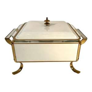 Ensemble de buffet de luxe en acier inoxydable avec couvercle suspendu ou ouvert et réchaud chauffant, fournitures hôtelières durables - Product Image 5