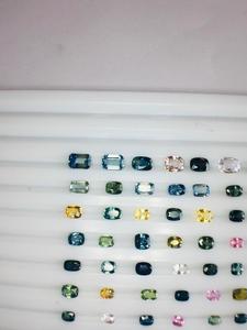 Lot de pierres précieuses naturelles multi-saphirs taillés, qualité AAA, lustre superbe, certifiées IGI, 5-10 mm, multicolores, pour la fabrication de bijoux, prix abordable - Product Image 4
