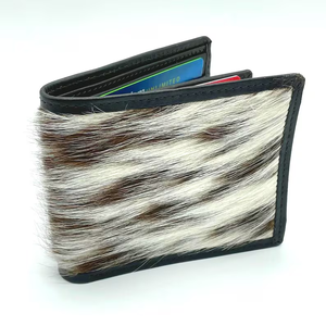 Portefeuille en cuir de vachette naturel de qualité supérieure pour homme, portefeuille en cuir à poils, portefeuille fin fait main, portefeuille durable en cuir - Product Image 6