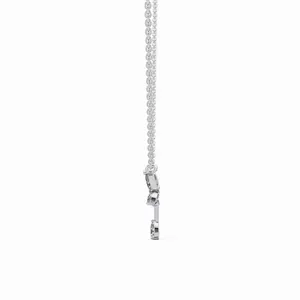 Collier en diamant cultivé en laboratoire certifié IGI en or blanc 18 carats, coupe poire, bijoux de fiançailles et de mariage, 0,616 carats - Product Image 2