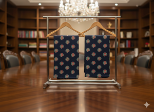 Tissu en coton tissé léger, respirant, absorbant l'humidité, écologique, imprimé de motifs floraux noirs Le Souvenirs - Product Image 2