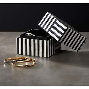 Boîtes de rangement en résine de luxe modernes avec intérieur en MDF pour la décoration de la maison, les cadeaux et l'organisation, RR Enterprises, fabriqué en Inde - Product Image 5