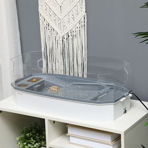 Kit de fournitures pour petits animaux Habitat de reptiles facile à nettoyer avec filtre de pompe à eau de plate-forme de pèlerin pour tortues - Product Image 2