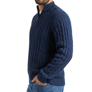 Customizable Top Quality Wool Unisex Knitted <b>Cardigan</b> Sweater <b>Men</b> Knitted Sweater <b>Long</b> Sleeve Knitwear Winter <b>Cardigan</b> Knit - Product Image 1