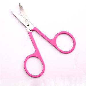 Tijeras Profesionales Curvas de Acero Inoxidable para Pestañas, Herramienta de Belleza para Recortar Cejas y Maquillaje - Product Image 6